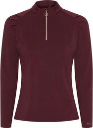 Produktbild von Reit-Poloshirt 1/2 Reißverschluss Frau Equipage Jemma