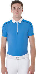 Produktbild von Reit-Poloshirt Equestro Mesh Trim