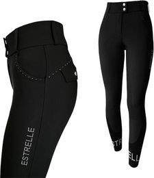 Produktbild von Reitbundlederhose mit Vollgrip für Damen Estrelle Equestrian Signature SG