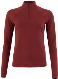 Produktbild von Reiter-T-Shirt mit Reißverschluss und langen Ärmeln für Damen BR Equitation CLX