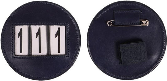 Produktbild von Reiternummernhalter QHP Modeste rund