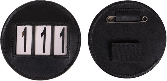 Produktbild von Reiternummernhalter QHP Modeste rund