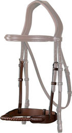 Produktbild von Reithalfter aus mit Leder überzogenem Seil Dy'on