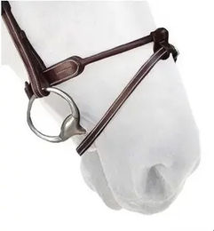 Produktbild von Reithalfter Leder rund Silver Crown