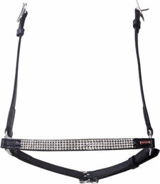 Reithalfter mit 4 Reihen Strasssteinen Karlslund Kombi – Bild 1 von 2