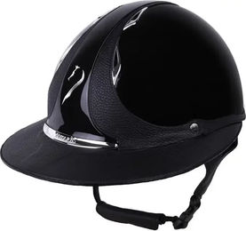 Produktbild von Reithelm glänzend klassisch Damen Antarès Shagreen Premium Eclipse