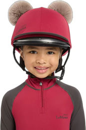 Produktbild von Reithelm-Mütze mit doppeltem Pompon für Kinder LeMieux