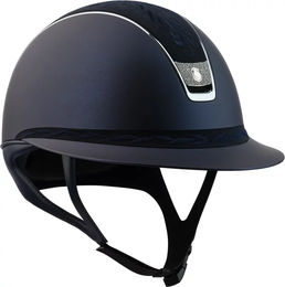 Produktbild von Reithelm Samshield Custom Miss Shadowmatt Flower Embroidery 2.0