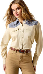 Produktbild von Reithemd Damen Ariat Horseshoe