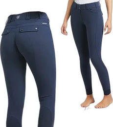 Produktbild von Reithose full grip Damen Ariat Tri Factor Knee Patch