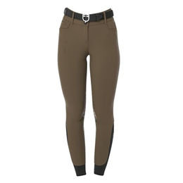 Reithose hochgeschnitten mit Kniebesatz für Damen Equestro – Bild 1 von 6