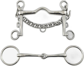 Produktbild von Reitkandare mit Unterlegtrense Premier Equine Weymouth