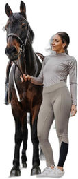 Reitleggings full grip Damen Equithème Brigitte – Bild 1 von 8