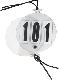 Produktbild von Reitnummer 3 Ziffern mit elastischen Befestigungen Umbria Equitazione