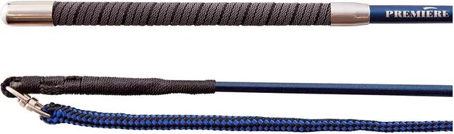 Reitschambein metallic carbon mit rutschfestem Griff Premiere Leda – Bild 1 von 3