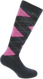 Reitsocken Equithème Argyle – Bild 1 von 3