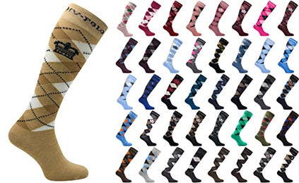 Reitsocken Frau HV Polo Argyle – Bild 1 von 2