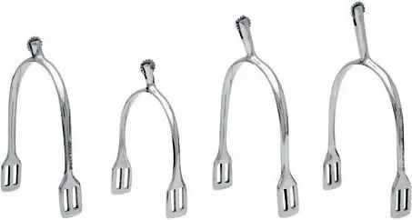 Produktbild von Reitsporen gerade Spitze mit Rollen aus rostfreiem Stahl Damen Sefton