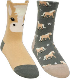 Produktbild von Reitstrümpfe aus Baumwolle für Kinder LeMieux (x2)