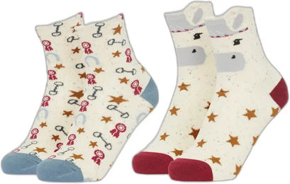 Produktbild von Reitstrümpfe mit Kinderfigur LeMieux Mini Show (x2)