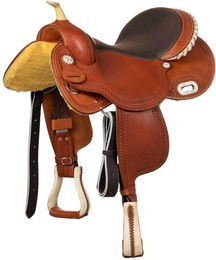 Produktbild von Reitstuhl braun Pool's Barrel Color 5020