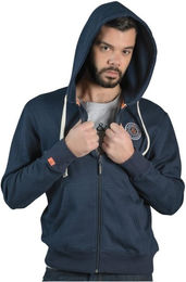 Produktbild von Reitsweatshirt mit Reißverschluss und Kapuze Flags&Cup Quito