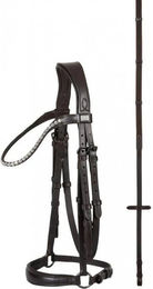 Produktbild von Reittrense für Pferde mit abgesenktem, gepolstertem Standard-Nasenriemen HorseGuard Cryll 23.1