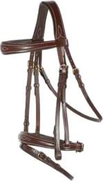 Produktbild von Reittrense für Pferde mit kombiniertem Reithalfter für Pferde Horze Sion