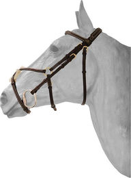 Produktbild von Reittrense Mexikanisches anatomisch gekreuztes Reithalfter HFI Fancy