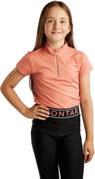 Produktbild von Reittrikot für Mädchen Montar MoEverly Rosegold Crystals