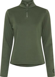Produktbild von Reittrikot mit langen Ärmeln 1/2 Zip, Damen Equipage Scarlet