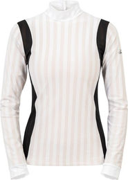 Produktbild von Reittunier-Polo mit langen Ärmeln, Damen Cavalliera Duo Harmony