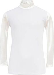 Produktbild von Reittunier-Polo mit langen Ärmeln, Damen Cavalliera Gilded