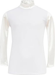 Produktbild von Reittunier-Polo mit langen Ärmeln, Mädchen Cavalliera Gilded