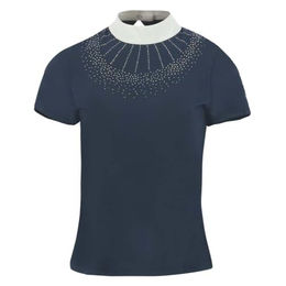 Reitturnier-Poloshirt Damen Equithème London – Bild 1 von 6