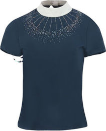 Produktbild von Reitturnier-Poloshirt Damen Equithème London