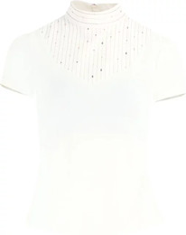 Produktbild von Reitturnier-Poloshirt Damen Equithème Vilamoura