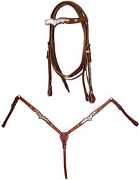 Produktbild von Reitzaum + Jagdhalskette mit Zügeln Lakota