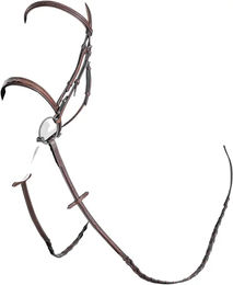 Produktbild von Reitzäume aus Leder Equiline Hunter Italiano Scott Stewart