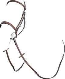 Produktbild von Reitzäume aus Leder Equiline Hunter Italiano Scott Stewart