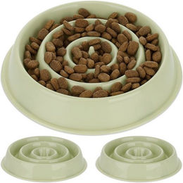 Produktbild von Relaxdays Anti-Schling-Napf 3er Set 400 ml grün - 3 x 400 ml