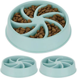 Produktbild von Relaxdays Anti-Schling-Napf 3er Set 600 ml blau - 3 x 600 ml