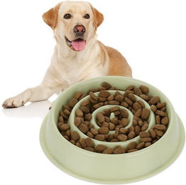 Produktbild von Relaxdays Anti Schling Napf 400 ml Grün - 400 ml