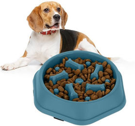 Produktbild von Relaxdays Anti Schling Napf 500 ml, Blau - 500 ml