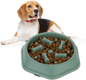 Produktbild von Relaxdays Anti Schling Napf 500 ml Grün - 500 ml