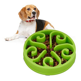 Produktbild von Relaxdays Anti Schling Napf für Hunde 1500 ml Grün - 1500 ml