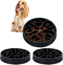 Produktbild von Relaxdays Anti-Schling-Napf für Hunde - 3 x 1500 ml