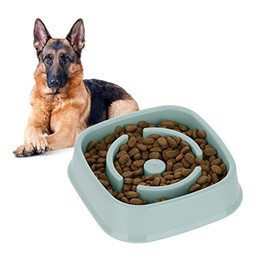 Produktbild von relaxdays Anti-Schling-Napf für Hunde blau - 10 x 800 ml