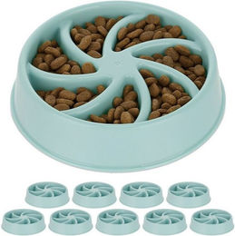 Produktbild von Relaxdays Anti-Schling-Napf für Hunde blau - 10 x 600 ml