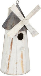 Produktbild von Relaxdays Deko Vogelhaus Windmühle aus Holz